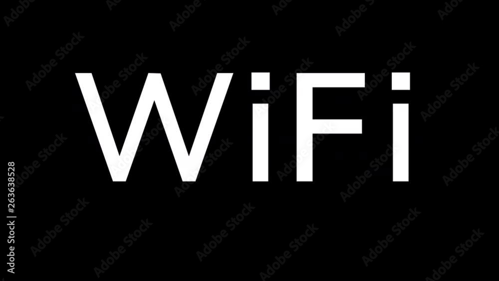 From the Glitch effect arises abbreviation WiFi. Then the TV turns off. Alpha channel Premultiplied - Matted with color black From the Glitch effect arises abbreviation WiFi. Then the TV turns off. Alpha channel Premultiplied - Matted with color black