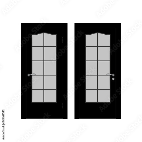Modern Door vector icon. Simple isolated sign. © Natalya