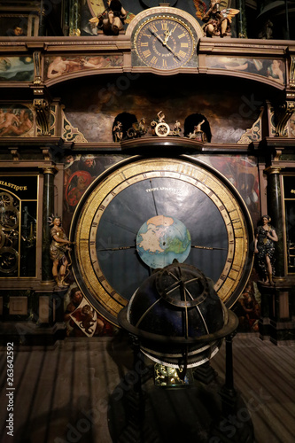 Astronomical clock in the cathedral at Strasbourg photo