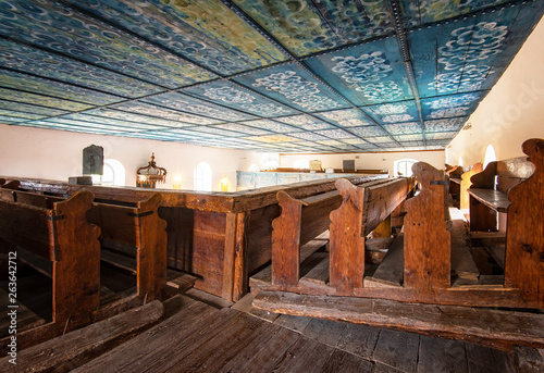 Interior of the famous calv...