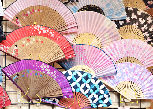 Traditional Japanese fans