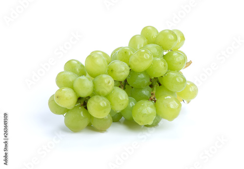 bunch of grapes isolated on a white background
