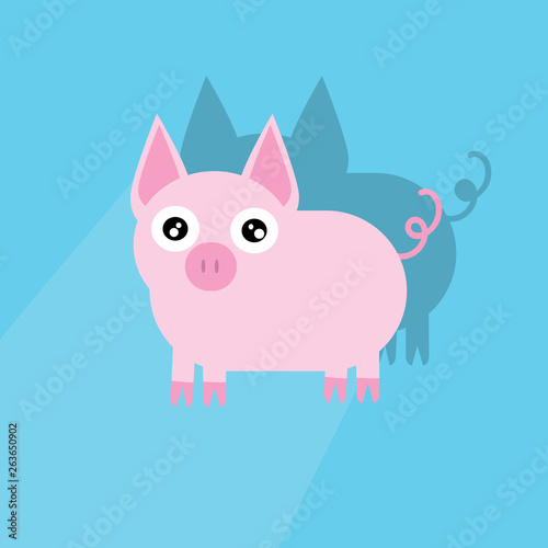 pig and piglet © Dasha