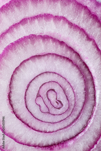 Purple onion slice pattern