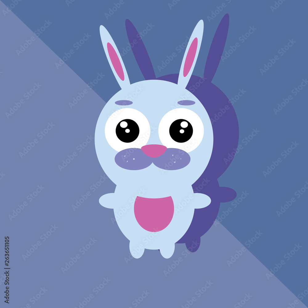 Obraz premium hare vector icon