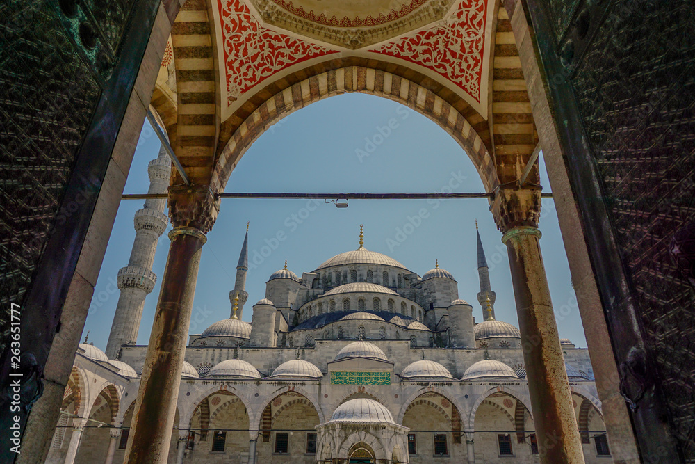 Fototapeta premium Suleymaniye mosque in Sultanahmet Istanbul Turkey ottoman landmark