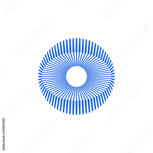 Unique New Abstract Geometric Icon Symbol Logo
