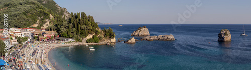 Parga city view (region of Epirus, Greece)