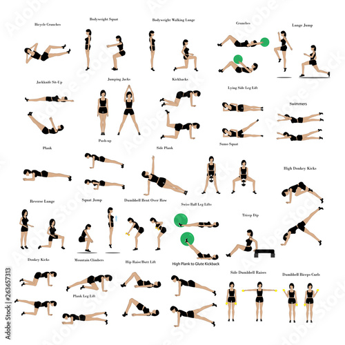 Fat burning workout exercises