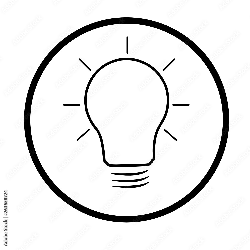 vector illustration of light bulb vector illustration of light bulb
