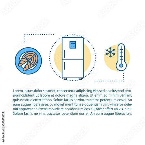 Chill concept linear illustration