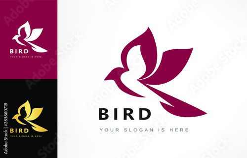 Bird logo vector