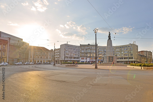 Plac Wolności- Łódź, Polska