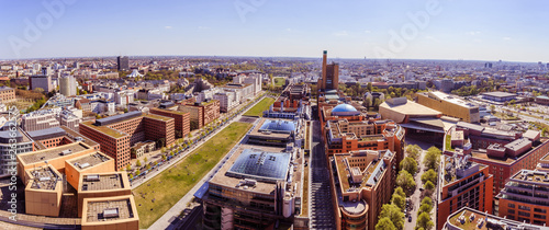 Skyline of Berlin on a summer day, Germany photo
