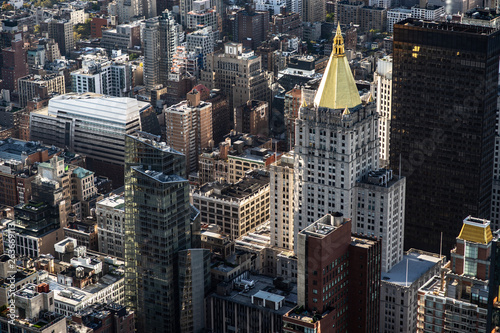Manhattan Midtown buildings top view. New York © Hladchenko Viktor