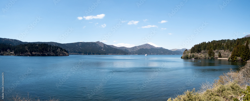 Obraz premium 芦ノ湖 箱根番所より