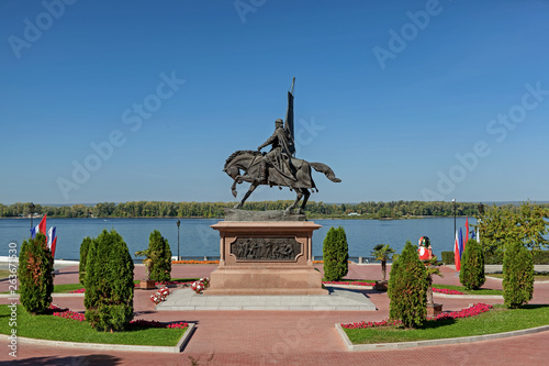 Monument to Governor Prince Grigory Zasekin, in the city of Samara.