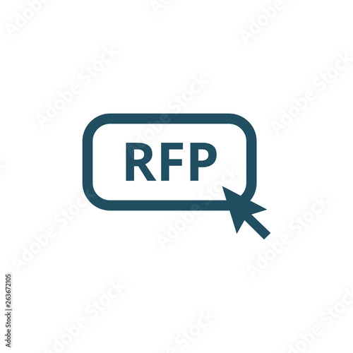 RFP Icon - request for proposal concept or idea