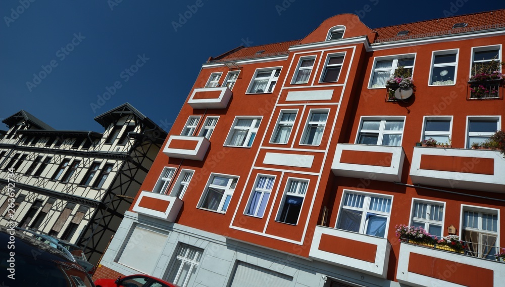 Timbered House from Berlin Spandau on September 27, 2016, Germany Timbered House from Berlin Spandau on September 27, 2016, Germany