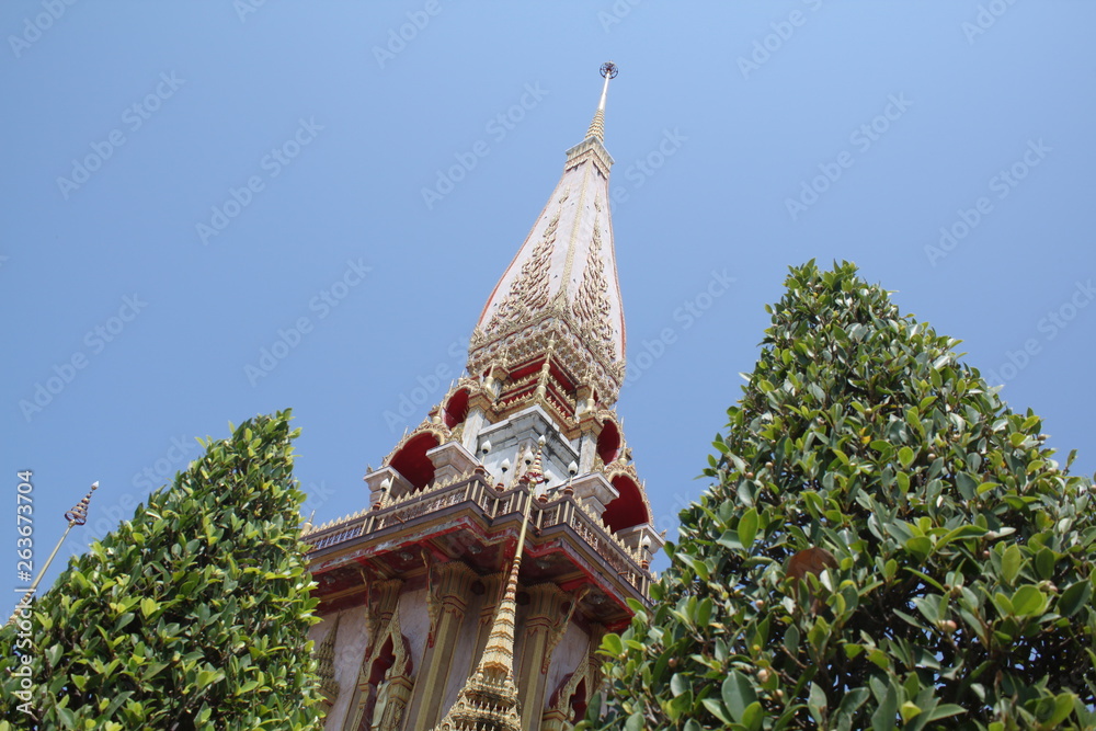custom made wallpaper toronto digitalTemple Wat Chalong in Thailand