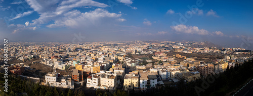 Panoramic view of Abha city in western Saudi Arabia photo
