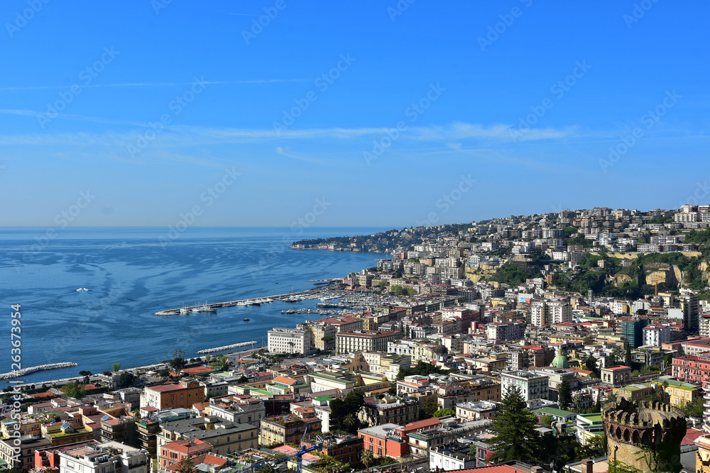 Panoramic view of the city of Naples