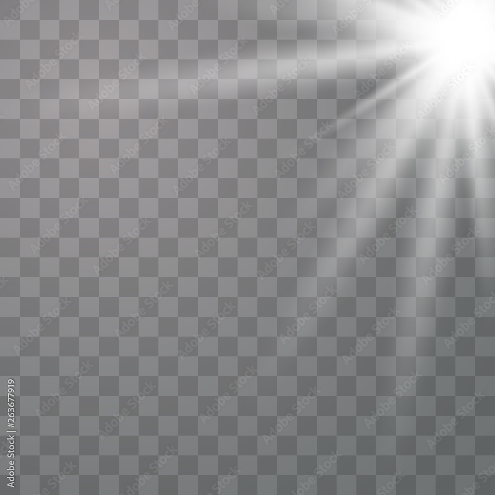 Glowing sunlight effect Glowing sunlight effect