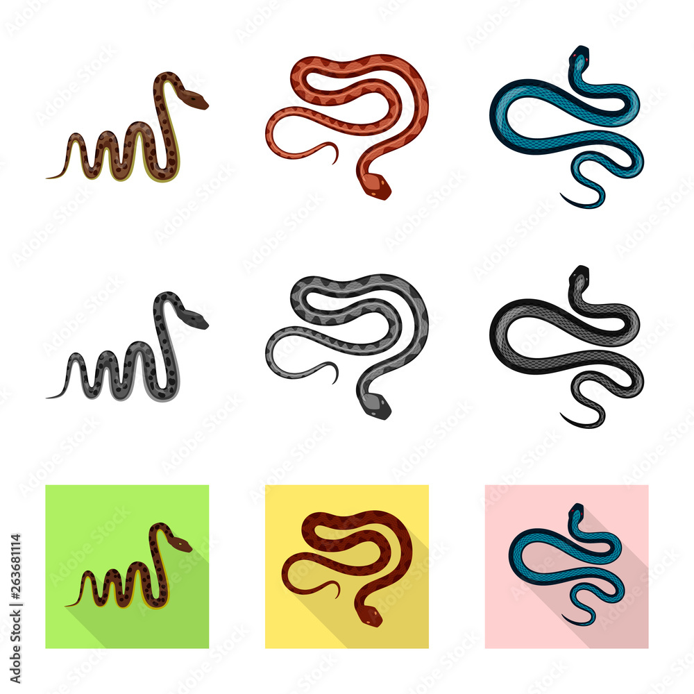 Isolated object of mammal and danger symbol. Set of mammal and medicine stock symbol for web. Isolated object of mammal and danger symbol. Set of mammal and medicine stock symbol for web.