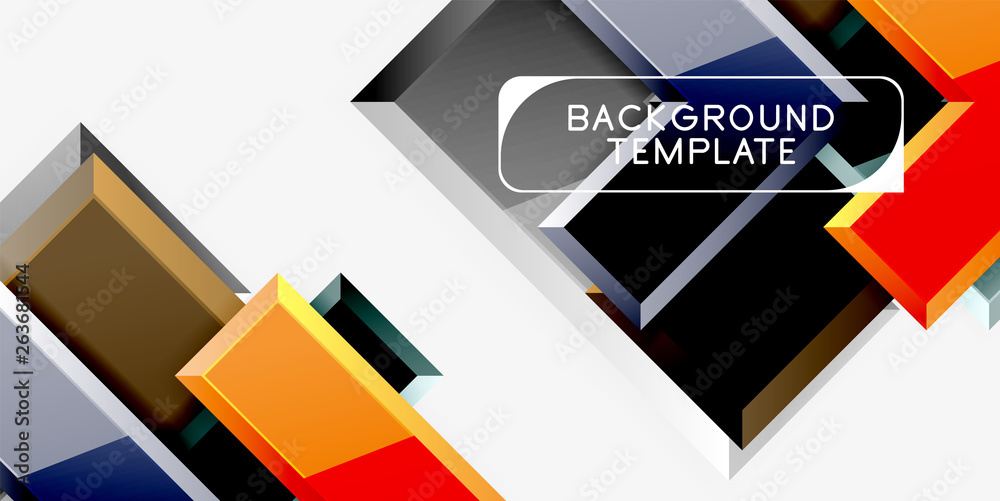 Abstract arrows composition background