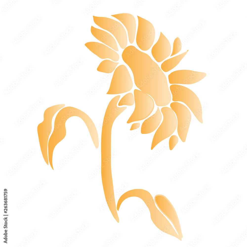 Sunflower vector illustration Sunflower vector illustration