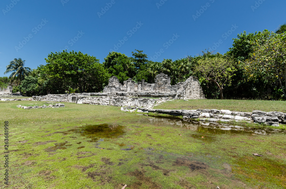 Ancient Ruins of El Rey in Cancun, Mexico