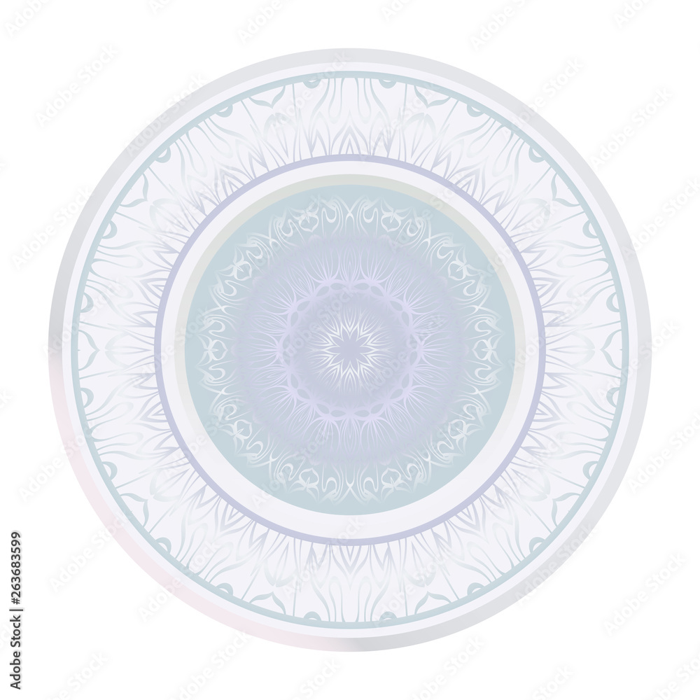 Floral Mandala. Vector Illustration. For Coloring Book, Greeting Card, Invitation, Tattoo. Anti-Stress Therapy Pattern.