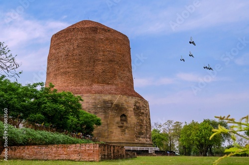 Sarnath a living monument near to Varanasi at Uttar Pradesh