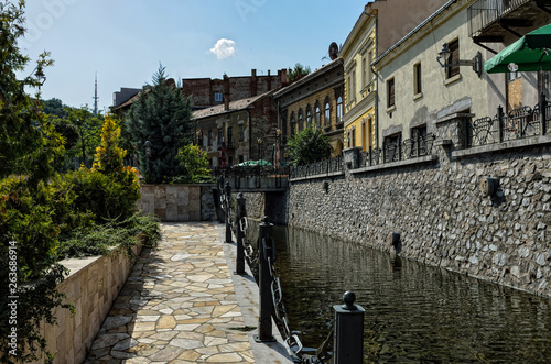 фотографія MISKOLC, HUNGARY : Historic City Hall square of Miskolc, Hungary with the buildi