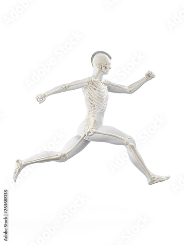 3d rendered medically accurate illustration of a man running