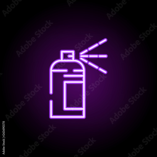 spray paint neon icon. Elements of construction set. Simple icon for websites, web design, mobile app, info graphics
