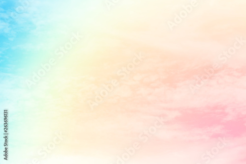 cloud background with a pastel colour