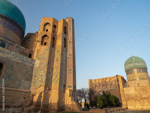 View of mosque in Central Asia. photo