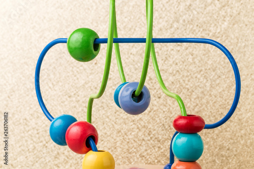 Schilderij op canvas Children enlighten intellectual toys