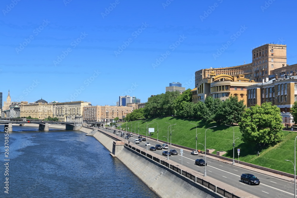 Moscow River and Rostovskaya Embankment