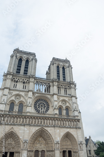 The original Notre Dame on a beautiful Paris day