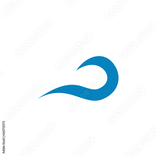 Free Download Wave icon logo design vector template - GFXLoad