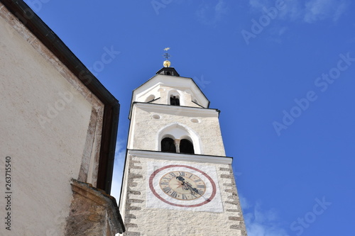 Osttirol, Virgental, Obermauern, Virgen, Kirche, Dorf, Tradition, Wallfahrtskirche, Maria Schnee, Gotik, gotisch, spätgotisch, Spätgotik, Turm, Kirchturm, Kirchenschiff, Venedigergruppe, Lasörlinggrup photo