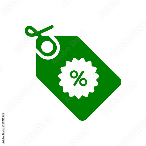Discount,price,sale, shopping,offer,  business product discount green color icon