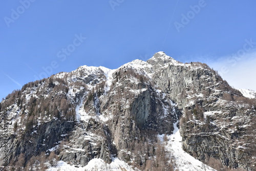 Osttirol, Lienz, Winter, Frühling, Schnee, Schneeschmelze, Virgen, Virgental, Obermauern, Großvenediger, Prägraten, Dreiherrenspitze, Lasörlinggruppe, Keesegg, Lasörling, Bergbauer, Weiler, Dorf, Sied photo