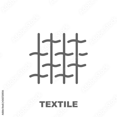 Textile icon. Element of row matterial icon. Thin line icon for website design and development  app development. Premium icon