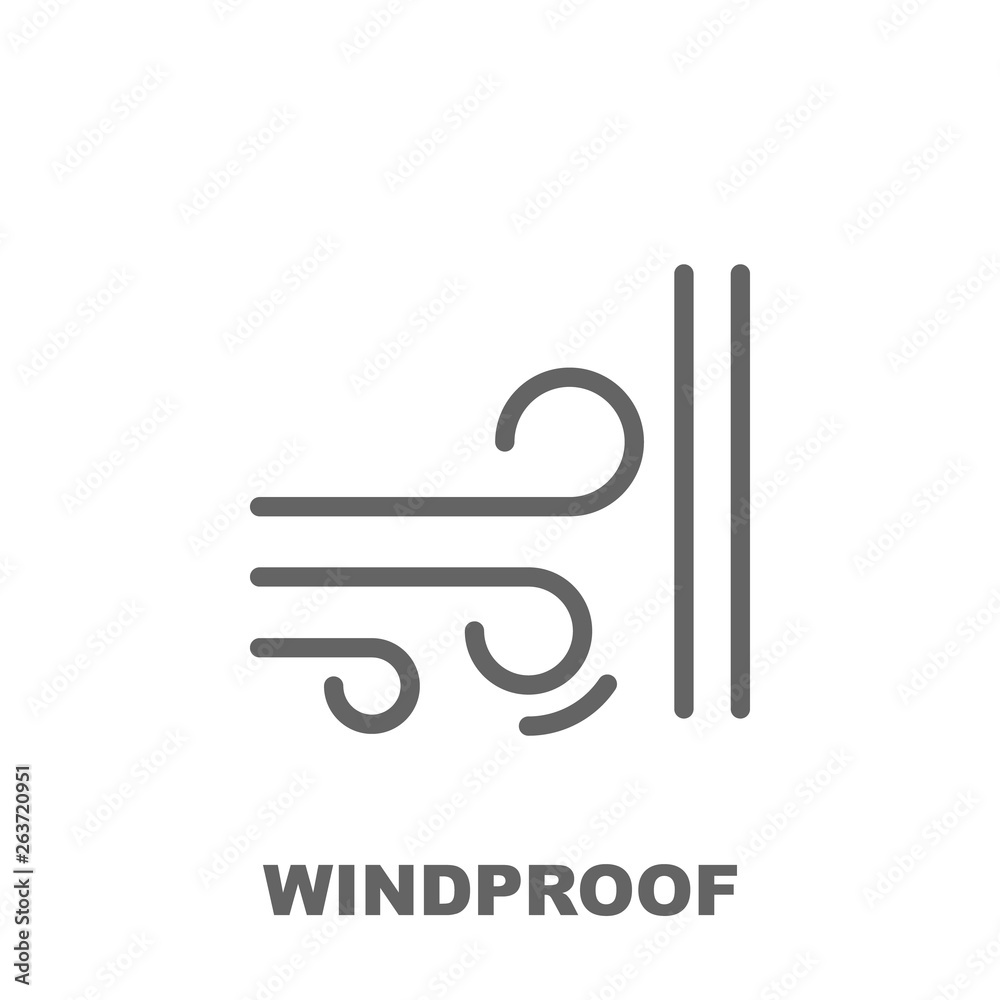 Windproof icon. Element of row matterial icon. Thin line icon for website design and development, app development. Premium icon Windproof icon. Element of row matterial icon. Thin line icon for website design and development, app development. Premium icon