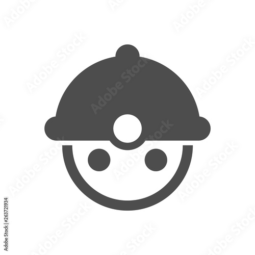 civil engineer vector icon isolated on white background. building engineer flat icon for web, mobile and user interface design