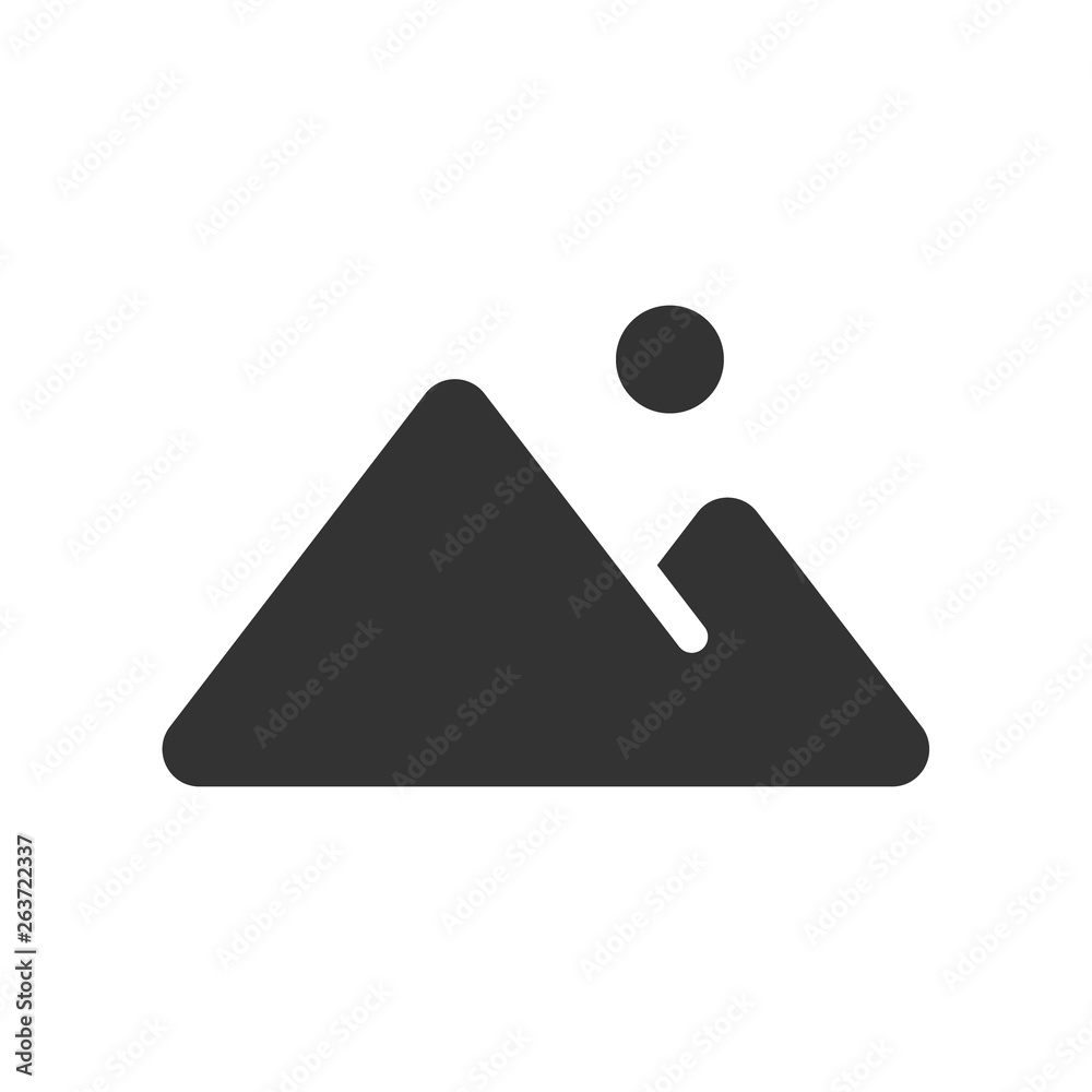 mountains with sun vector icon isolated on white background. travel and tourism concept. mountains with sun flat icon for web and ui design mountains with sun vector icon isolated on white background. travel and tourism concept. mountains with sun flat icon for web and ui design