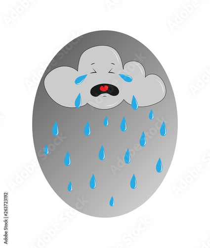  cloud with rain